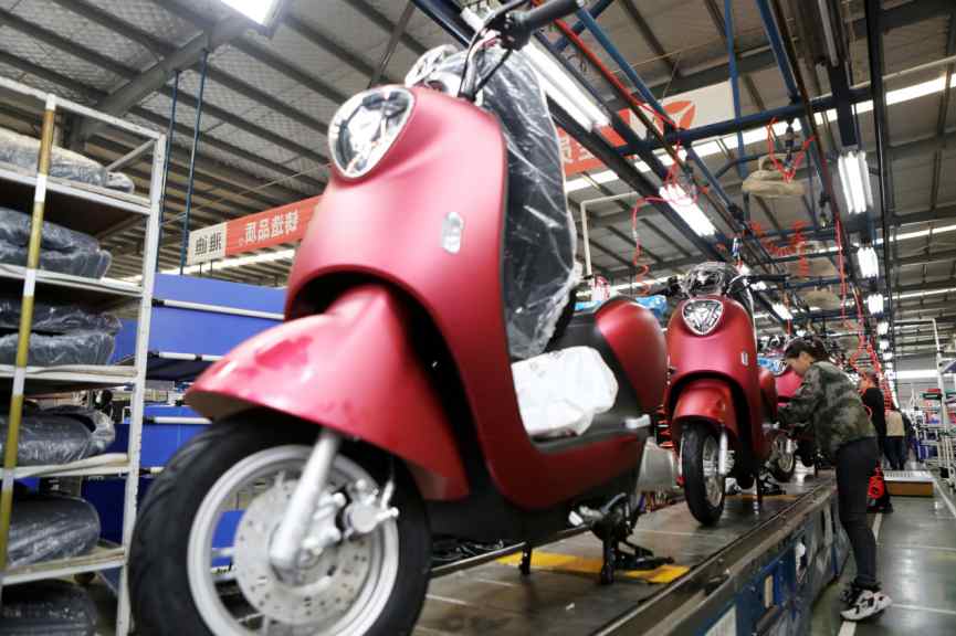 Motorcycle production line